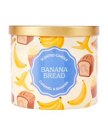 Anko Graphic Banana Bread Candle