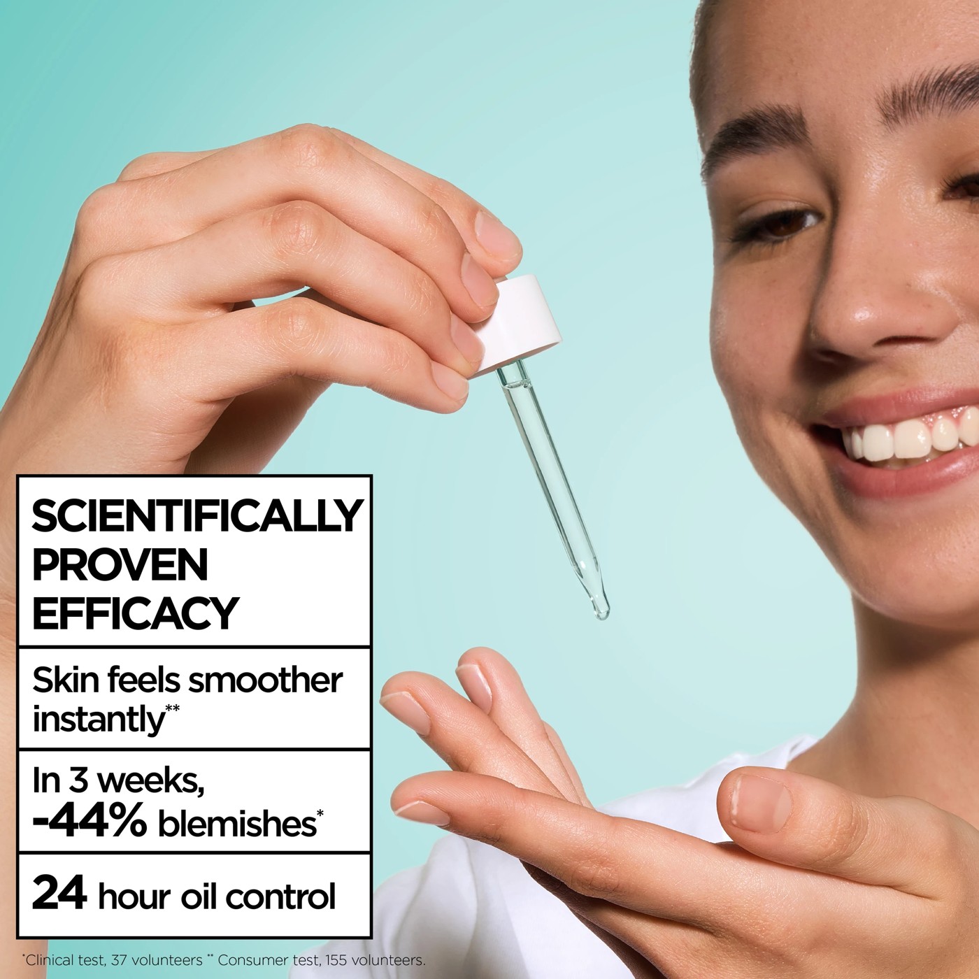 Garnier Salicylic Anti-Blemish Serum 30ml - Niacinamide, Glycerin, Lactic Acid, Salicylic Acid and Centella Asiatica 4 of 5