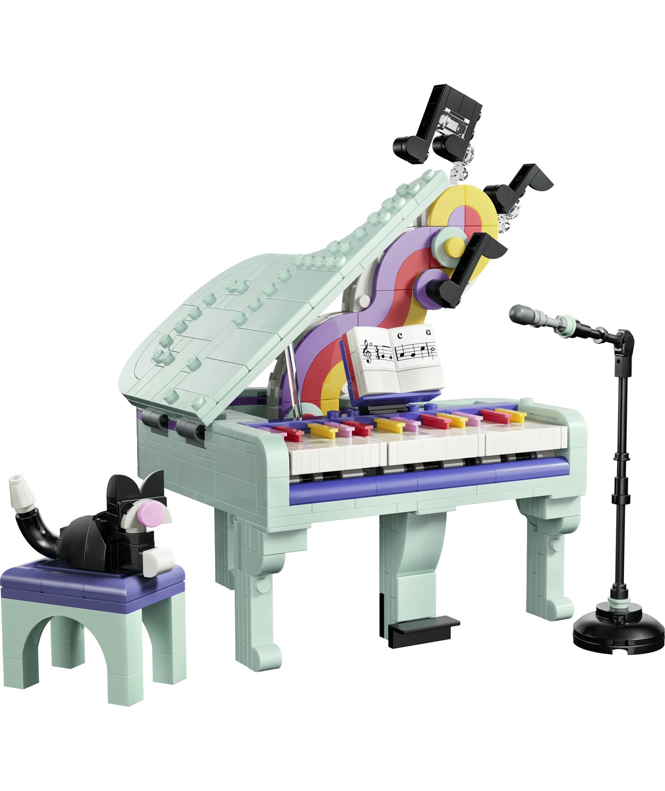 LEGO® Creator 3 in 1 Music Decor Piano with Cat 31392 6 of 6