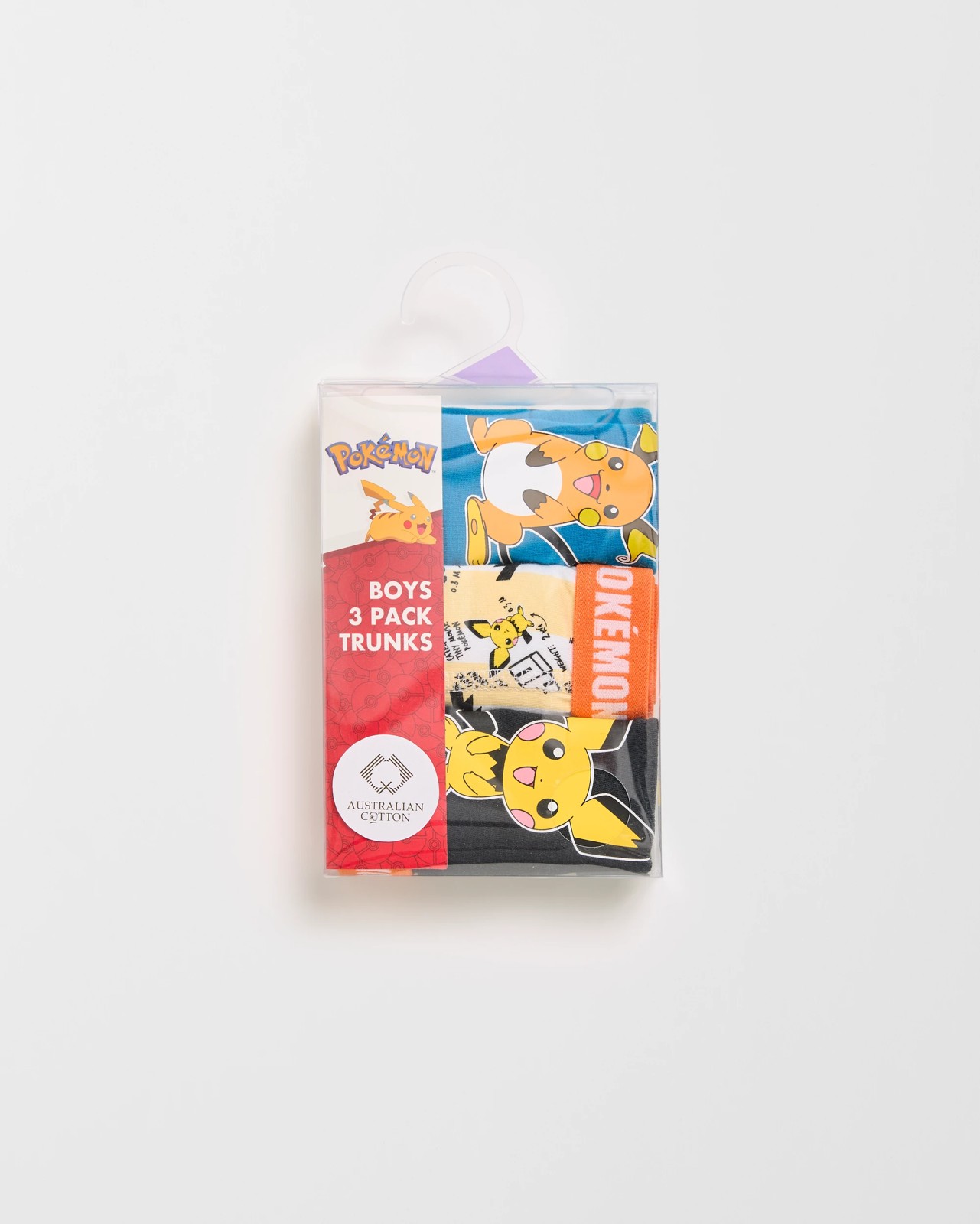 Pokemon 3 Pack Younger Boys Trunks 2 of 2