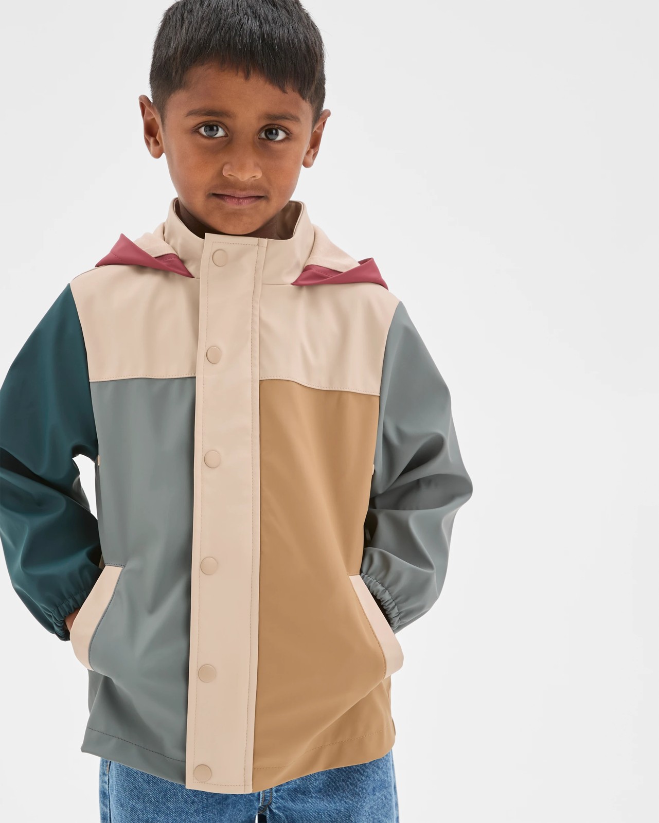 Spliced Hooded Spray Jacket 2 of 6