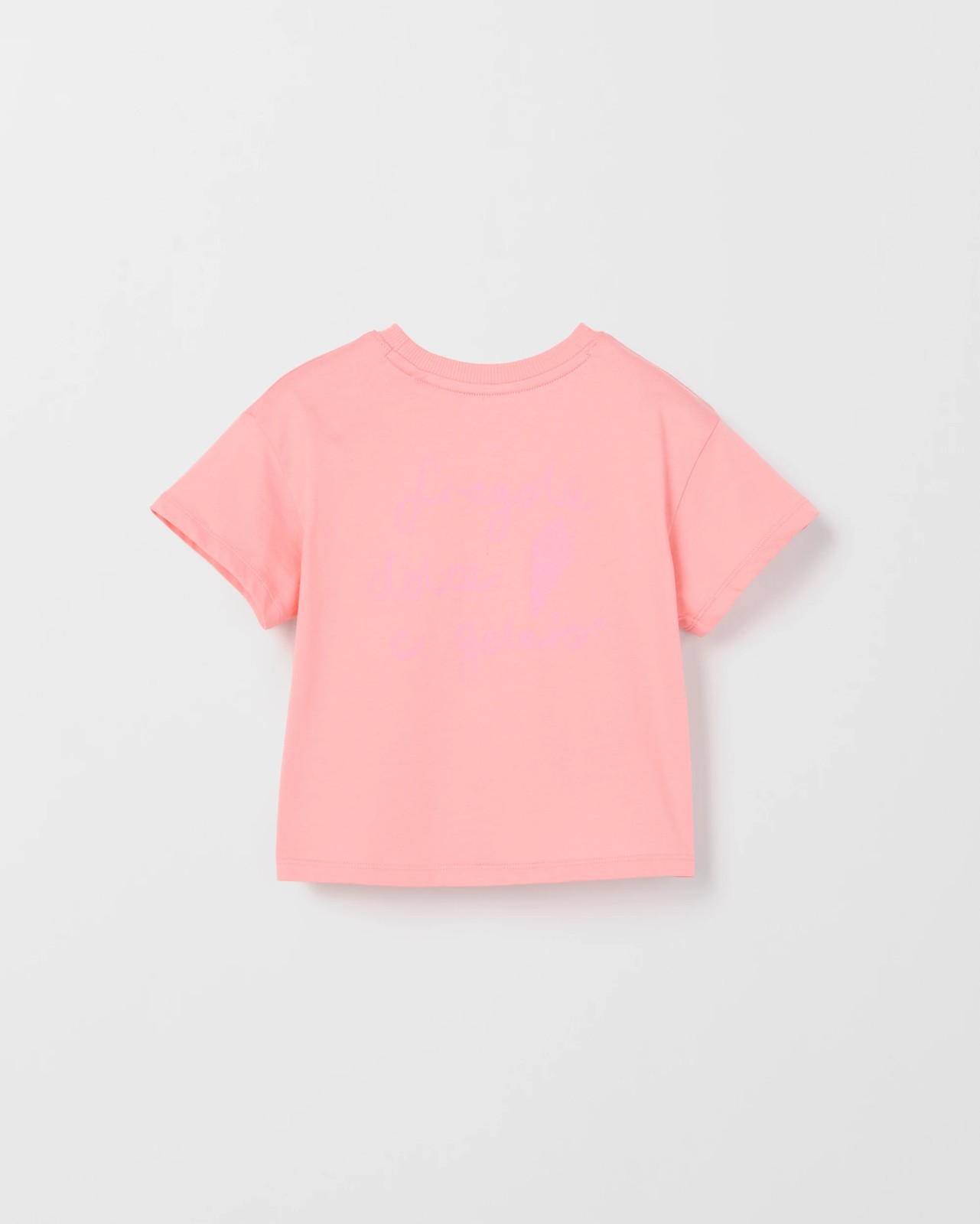 Australian Cotton Oversized T-Shirt - Neon Pink Ice Cream 3 of 3