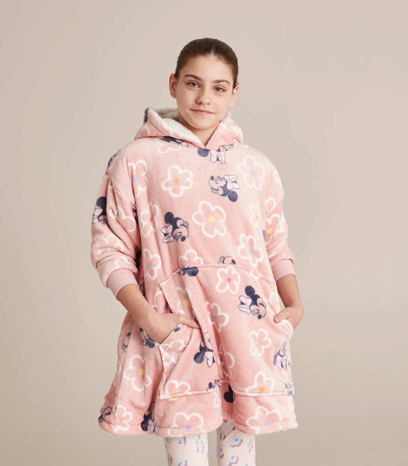 Kids Disney Fleece Oversized Minnie Mouse Hoodie 6 of 6