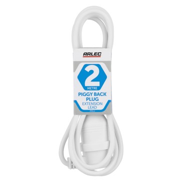 Piggyback Extension Lead, 2M - Arlec