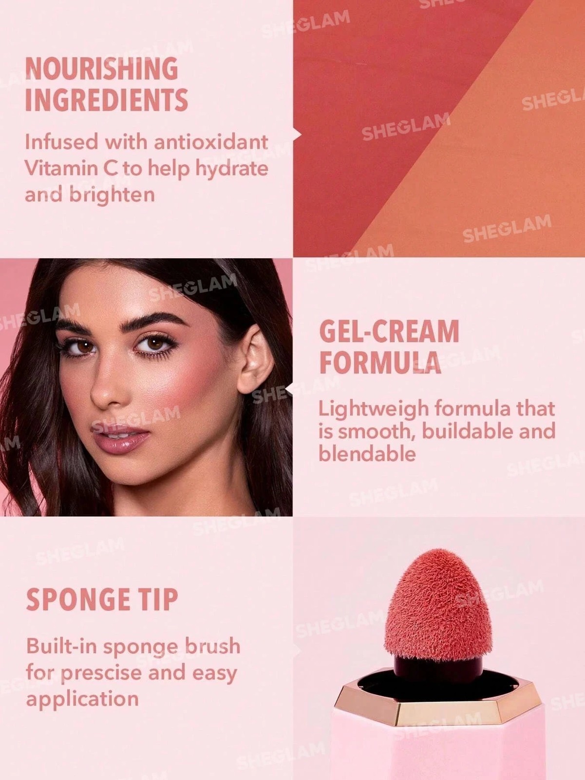 SHEGLAM Color Bloom Liquid Blush - Hot Topic 4 of 6