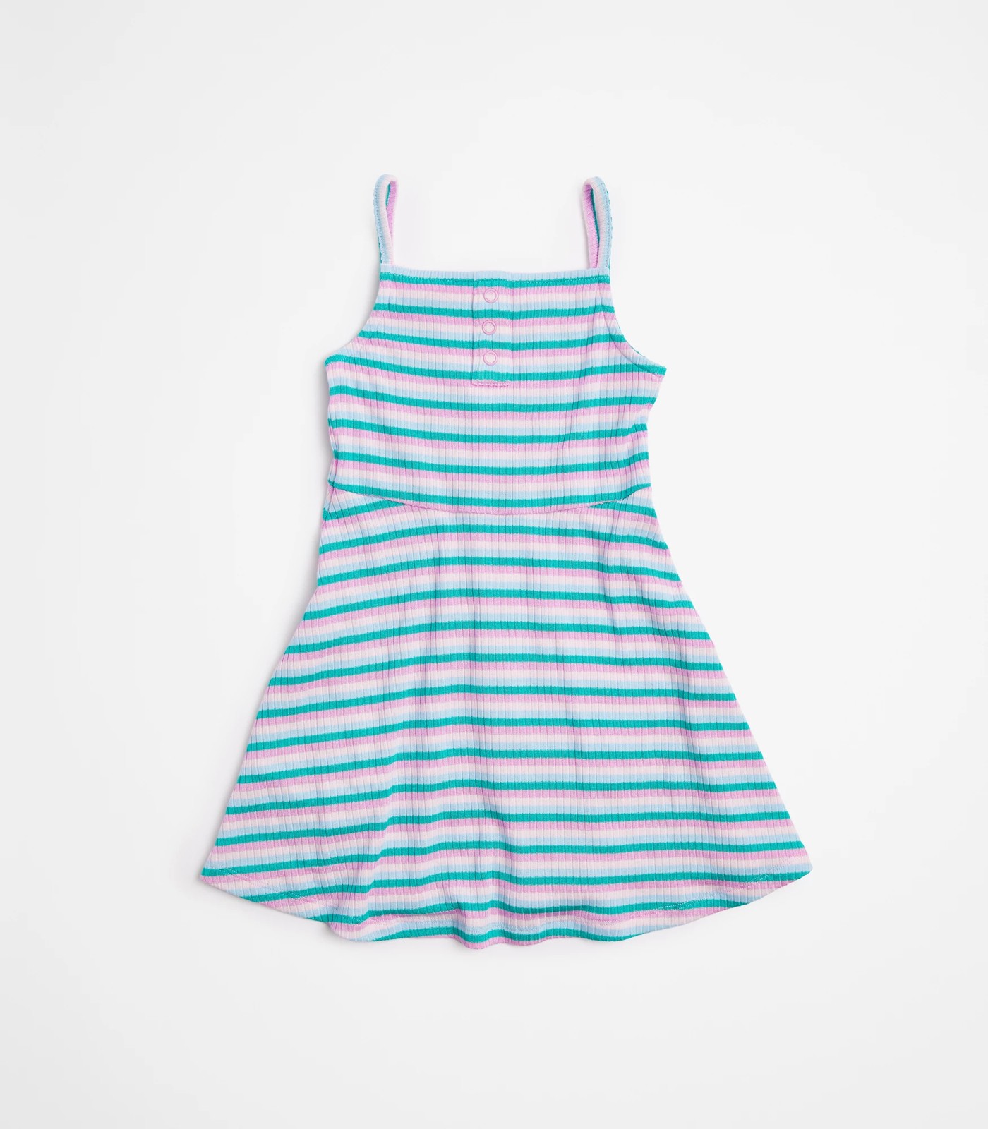 Rib Cut Out Back Stripe Dress | Target Australia