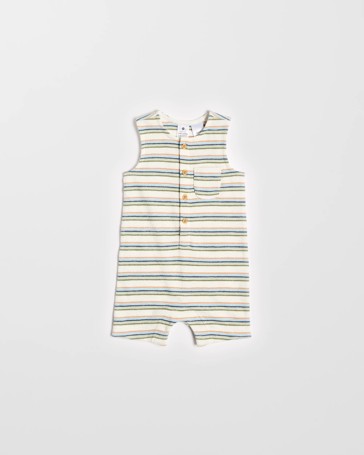 Baby Organic Cotton Knit Short Romper