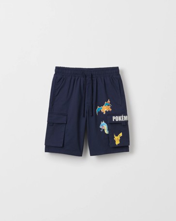 Pokemon Woven Cargo Chino Shorts