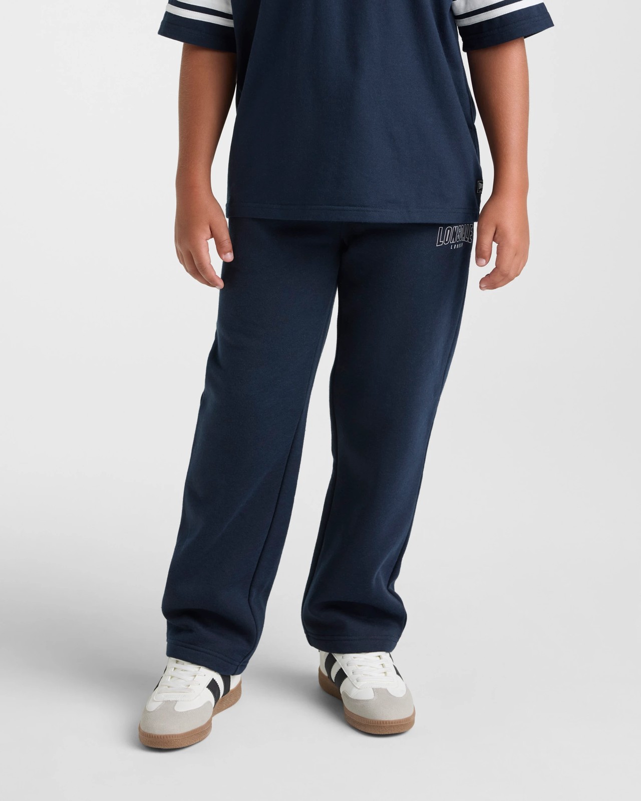 Lonsdale London Boys Retro Sport Trackpants - Navy 4 of 5
