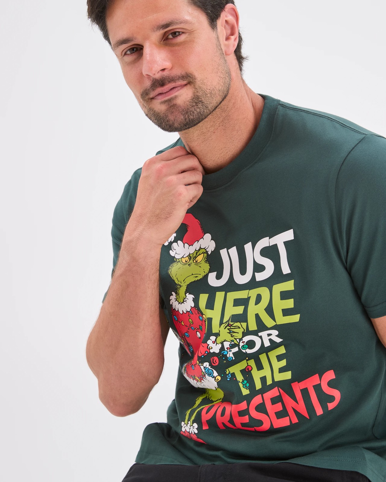 Licensed The Grinch Australian Cotton Christmas T-Shirt 3 of 5