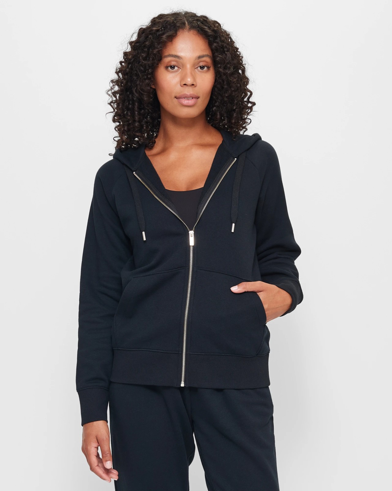 Active Fleece Zip Through Hoodie Target Australia