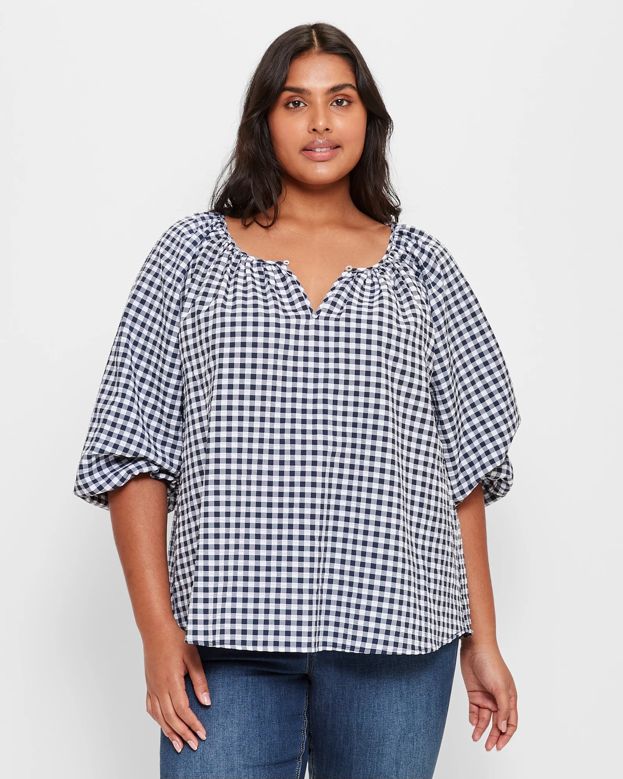 Curve Keyhole Blouse | Target Australia