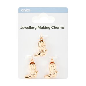 Jewellery Making Charms Cowboy Boot - Anko product image