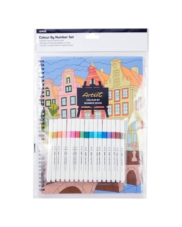 Anko Colour by Number Set - Landscapes