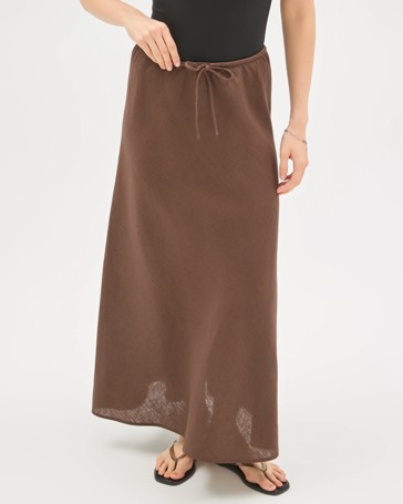Lily Loves European Linen Maxi Skirt