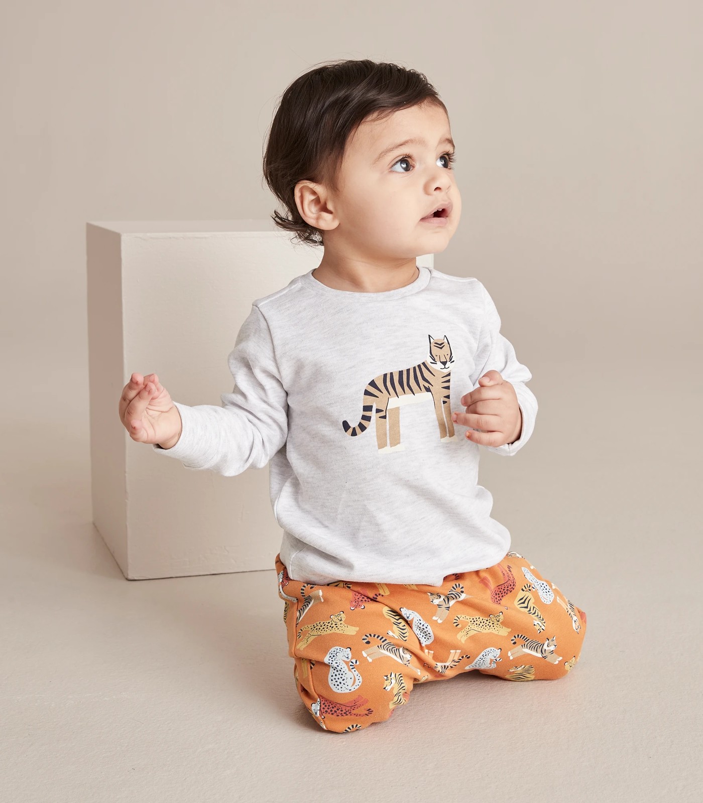 2 Piece Baby Organic Cotton Jungle Pyjama Set Target Australia