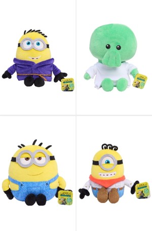 Squoooshy Minions 3 Plush Toy - Assorted
