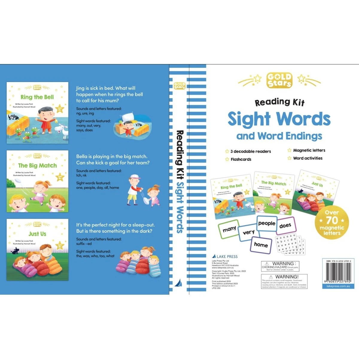 Gold Stars: Sight Words & Word Endings Reading Kit 