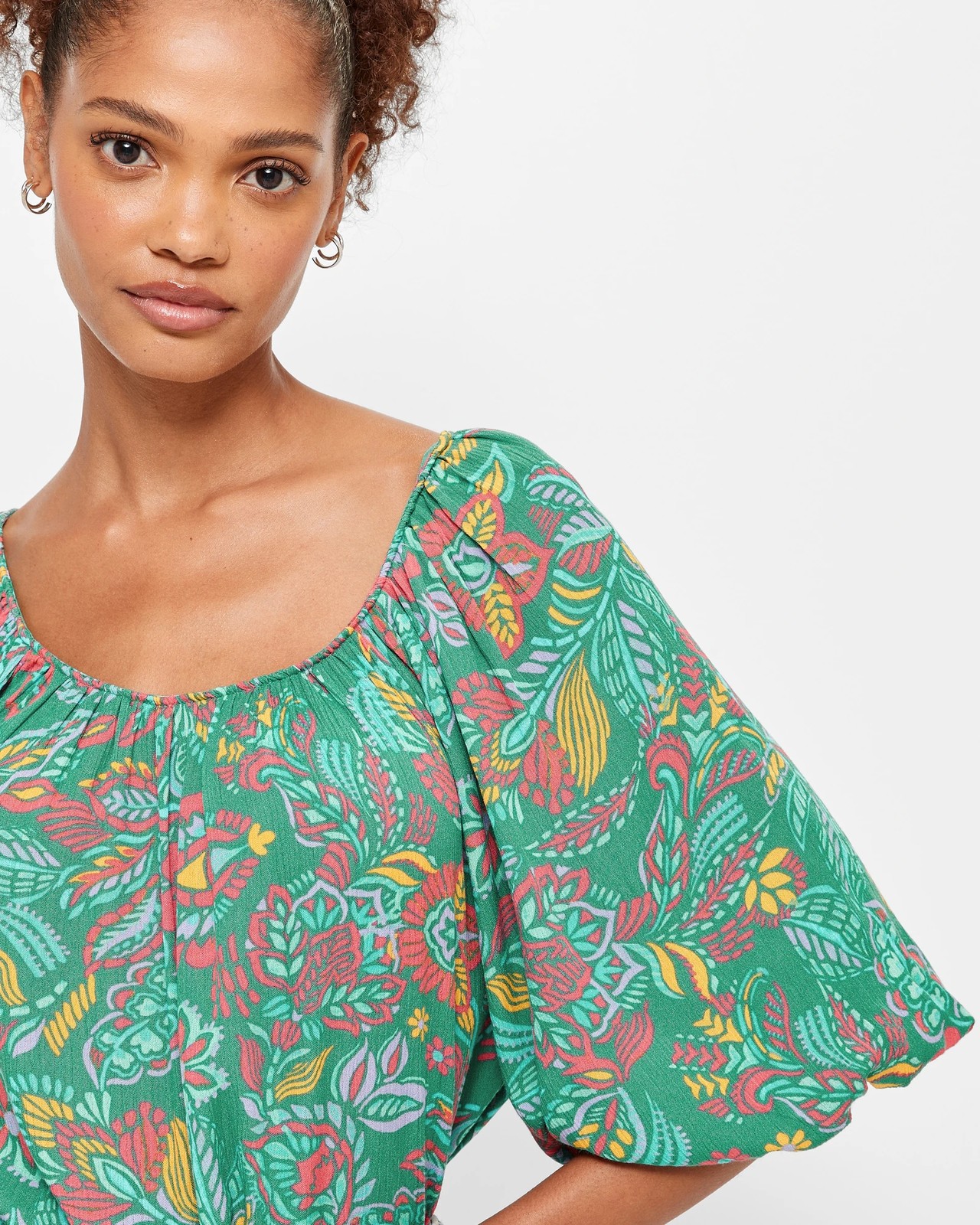 Crinkle Gathered Top 5 of 5