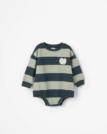 Baby Organic Cotton Long Sleeve Waffle Bodysuit