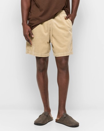 Washed Cord Shorts -  Commons