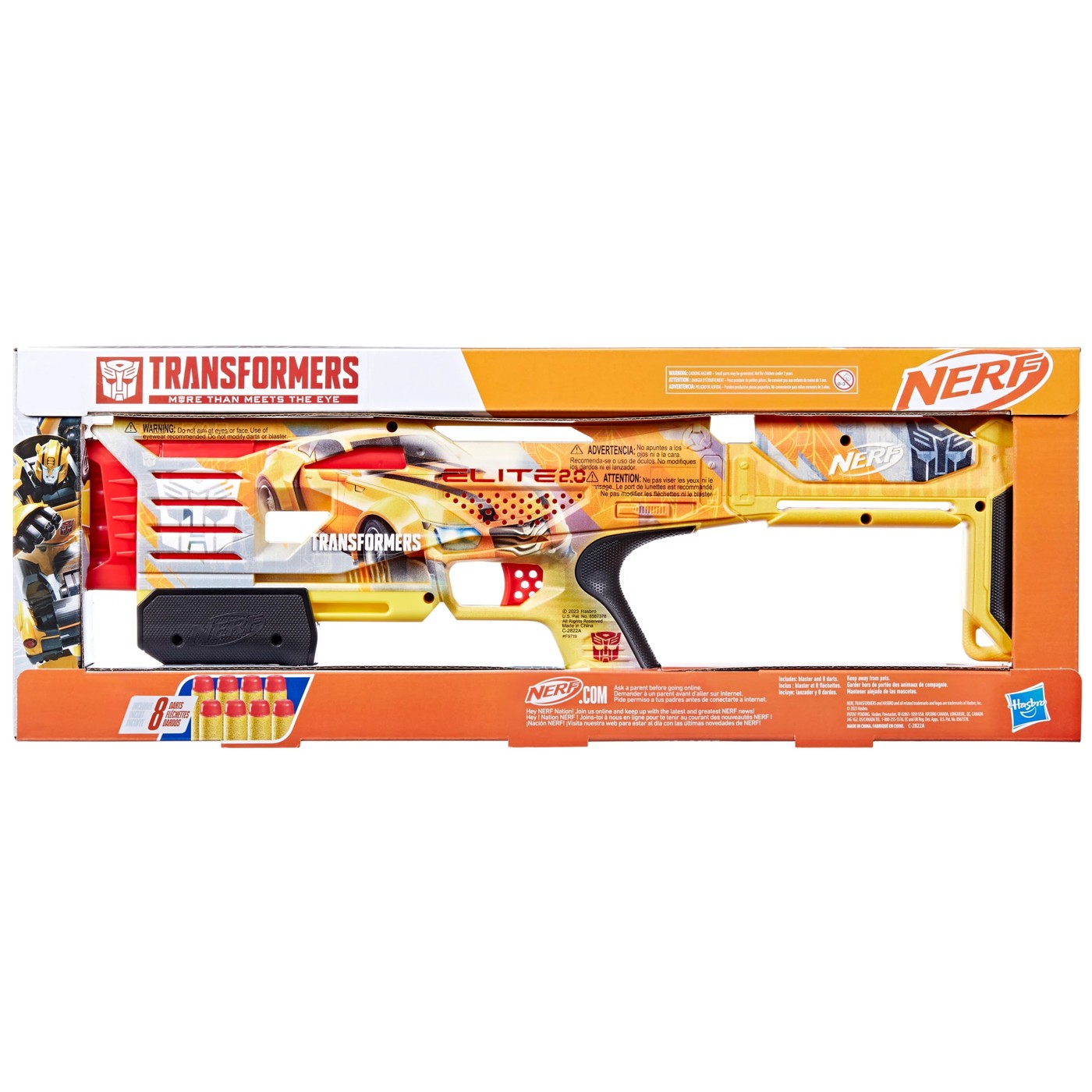 NERF Elite Transformers Bumblebee Dart Blaster | Target Australia