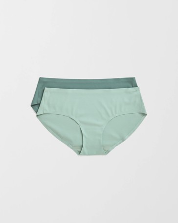 Smooth Moves 2 Pack No Show Bonded Hipster Bikini Briefs