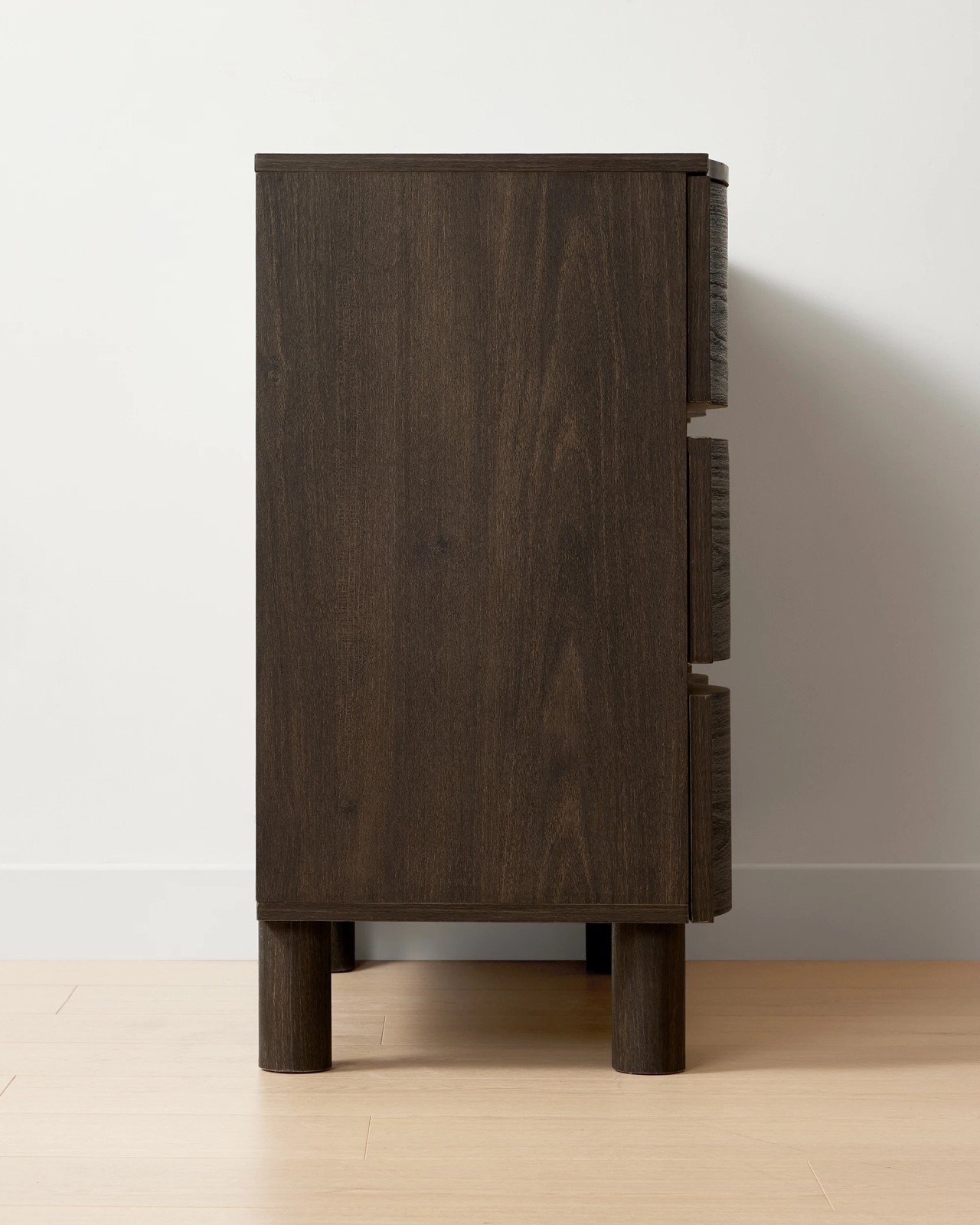 Anko Ripple 3 Drawer Chest - Walnut 4 of 5