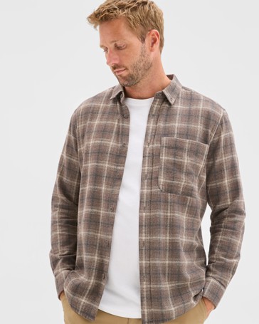 Long Sleeve Brushed Check Shirt