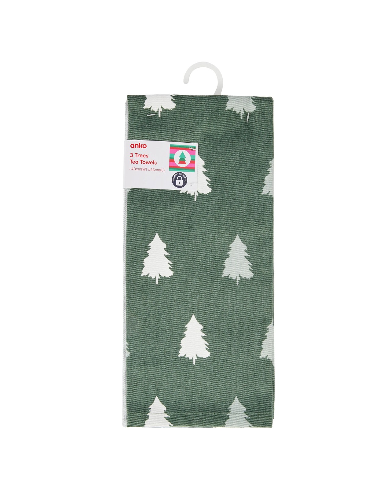 Anko 3 Pack Trees Tea Towels 6 of 6