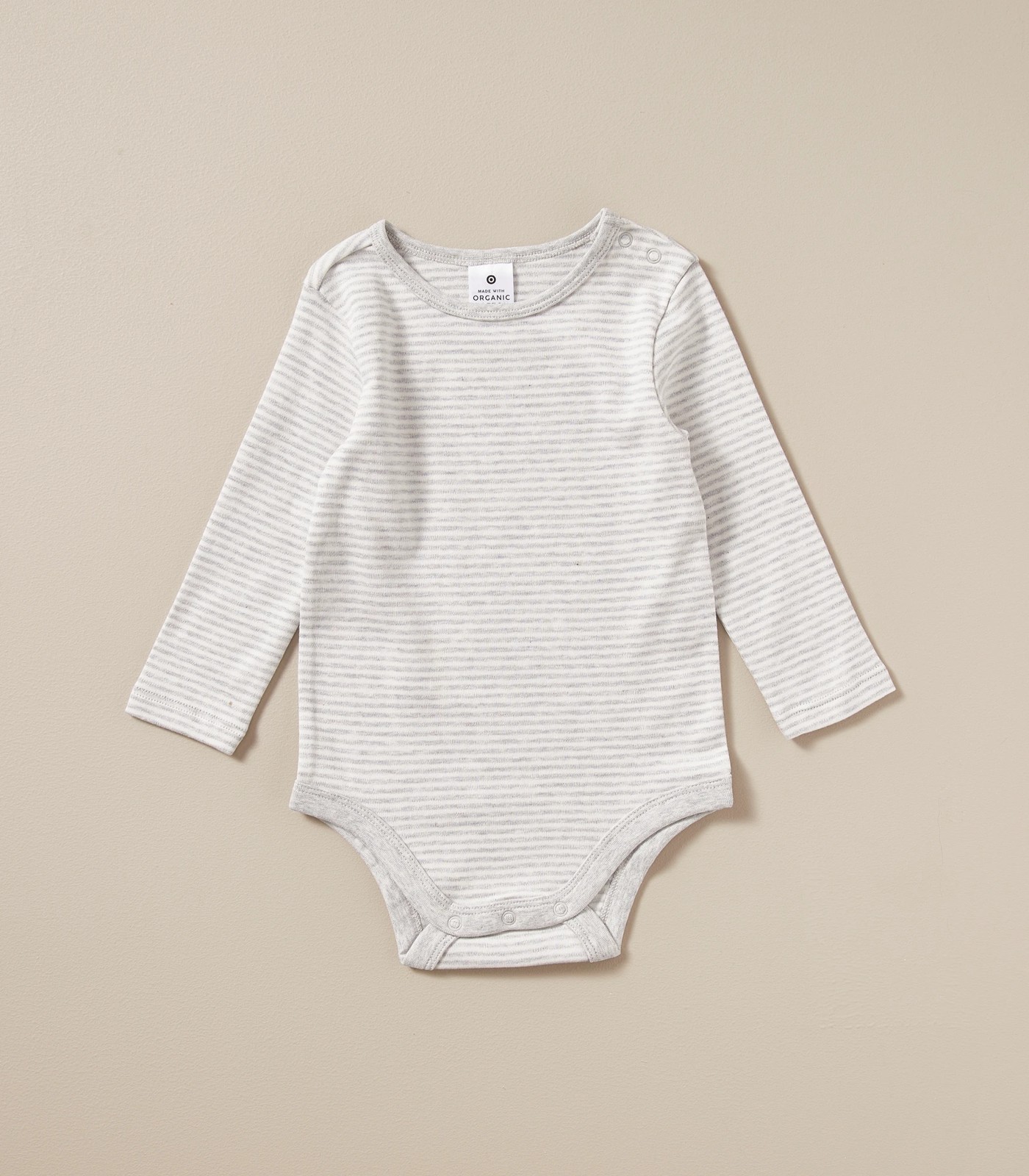 3 Pack Baby Organic Cotton Bodysuits 4 of 5