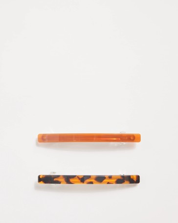 2 Pack Resin Barrette Clips