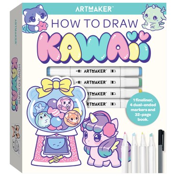 Art Maker How To Draw Kawaii Kit - Book