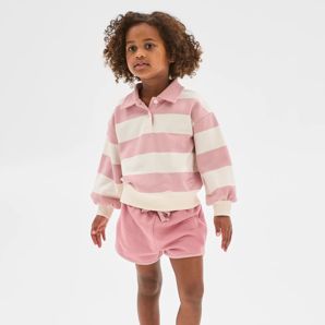 Australian Cotton Blend Fleece Top and Short 2 Piece Set