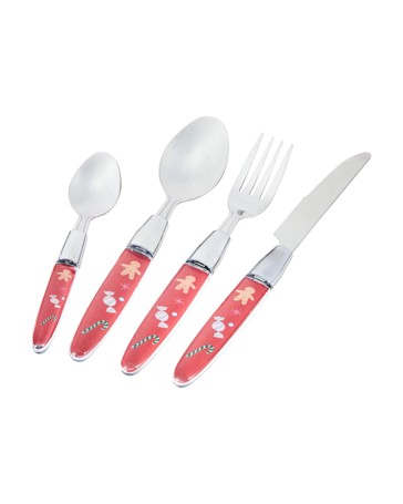 Anko 16 Piece Christmas Cutlery Set