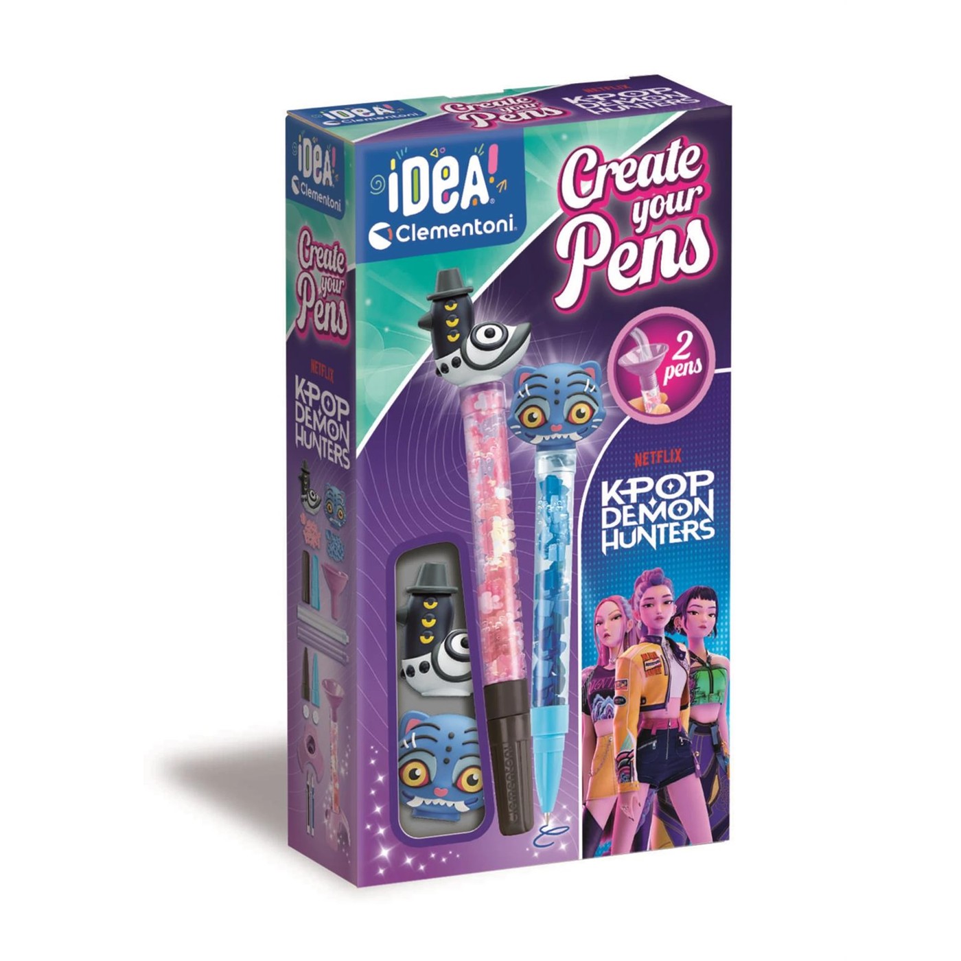 Clementoni Create Your Own K-Pop Demon Hunter Pens 2pack - Assorted 2 of 5