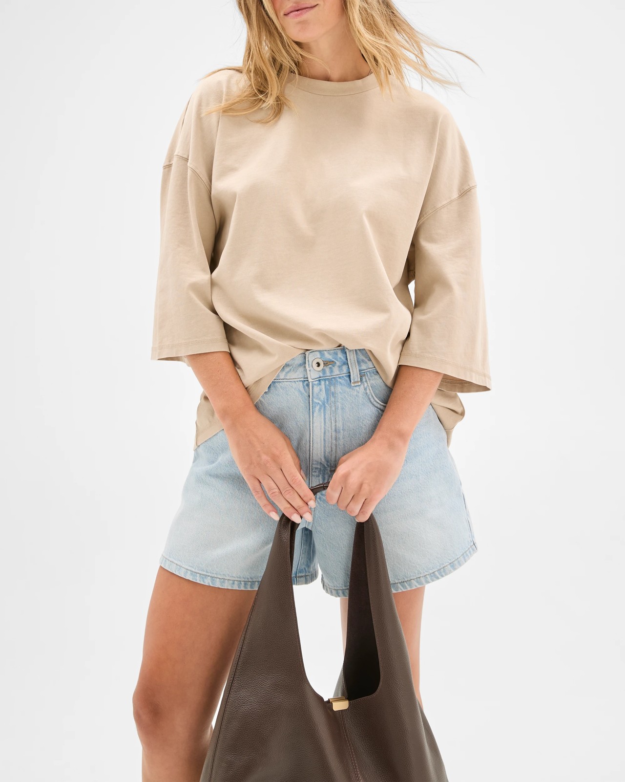 Lily Loves High Rise Denim Shorts 6 of 6