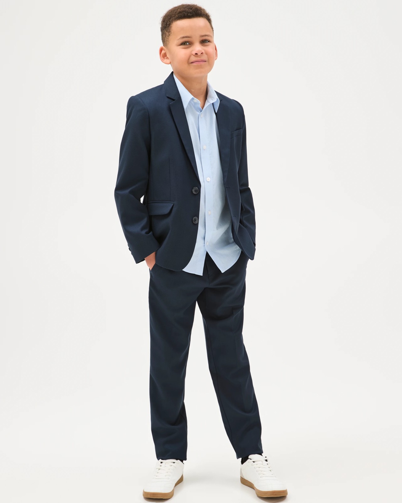 Boys Suiting Jacket - Blue 2 of 5