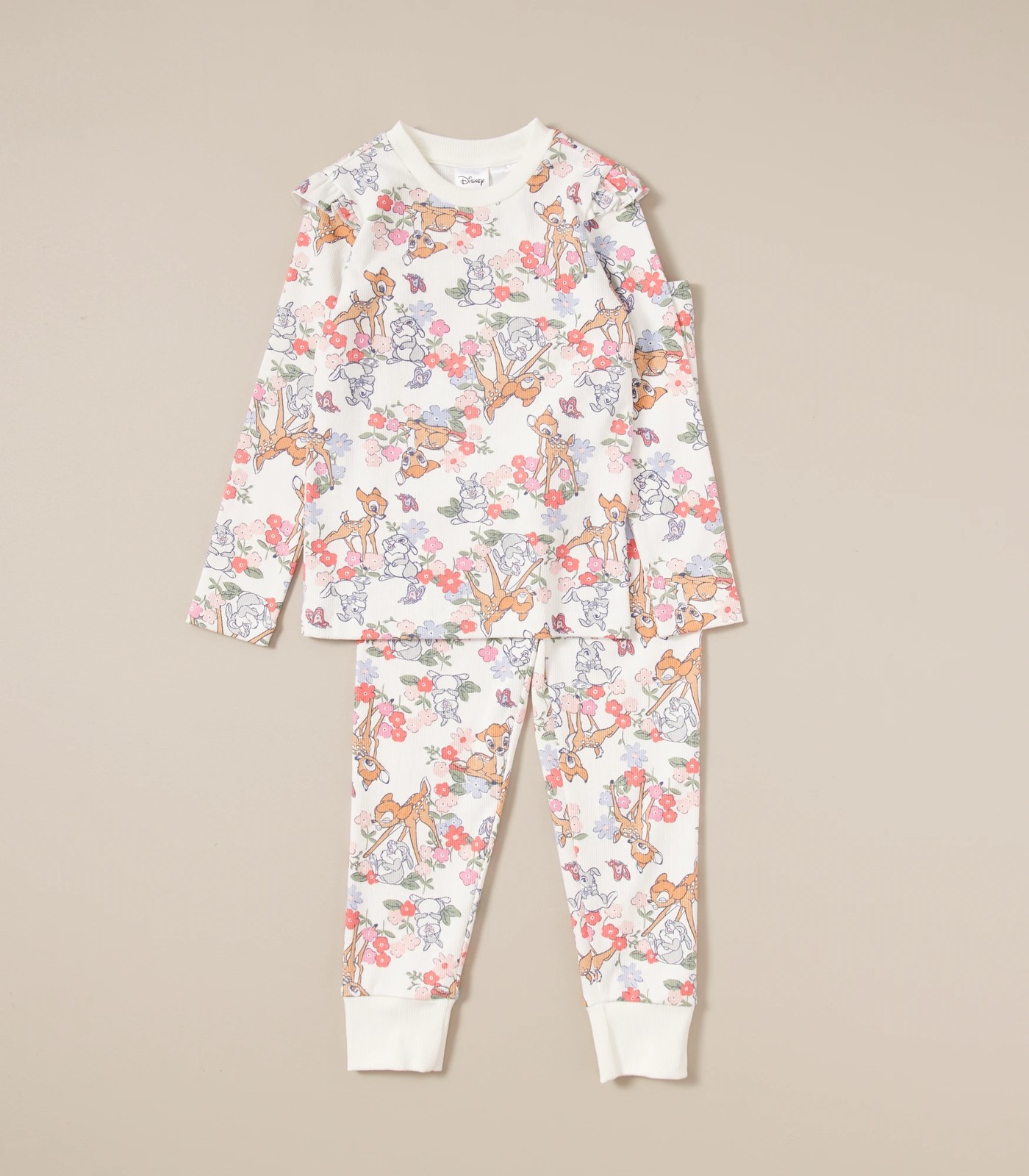 Disney Bambi Cotton Rib Pyjama Set 3 of 5