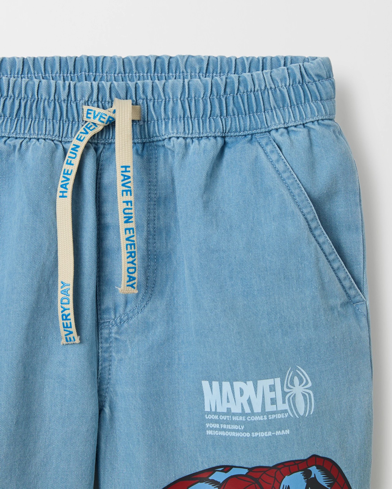 Marvel Spider-Man Denim Shorts 6 of 6