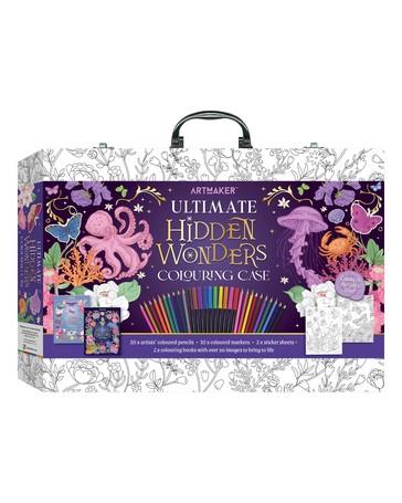 Art Maker Ultimate Hidden Wonders Colouring Case - Book
