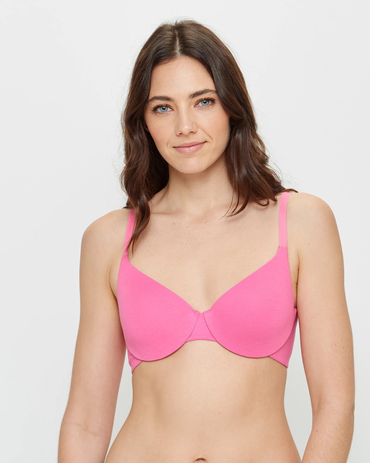 Encased Underwire Cotton T-Shirt Bra