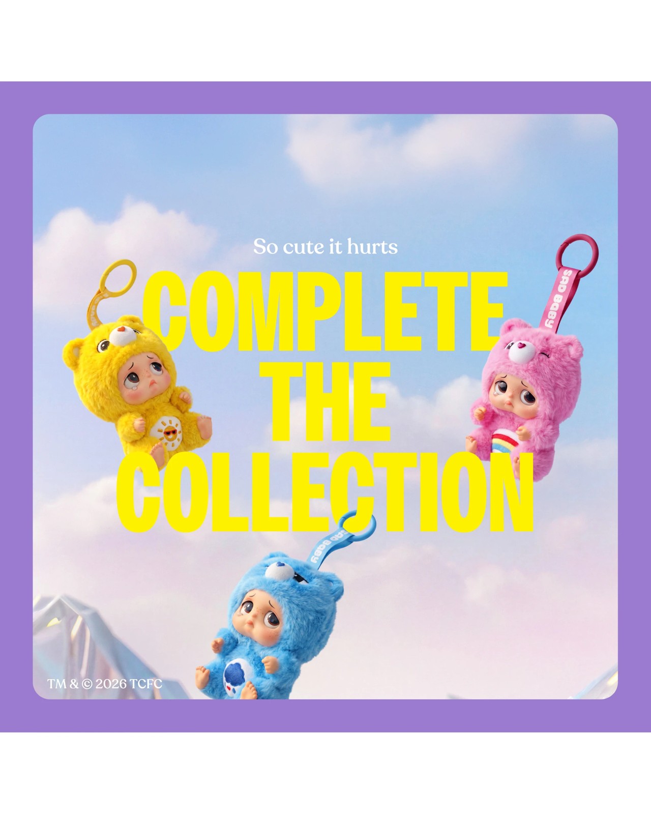 Starbox Sad Baby Care Bears by Starbox - Assorted 6 of 6