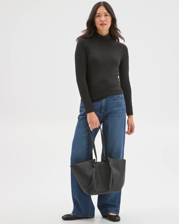 Soft Touch Long Sleeve Skivvy Top