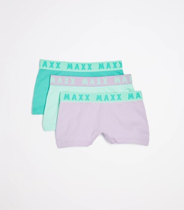 Kids Girls Shorties - Maxx - 3 Pack