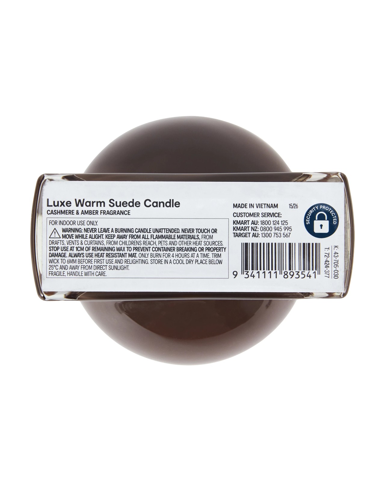 Anko Luxe Warm Suede Candle 4 of 4