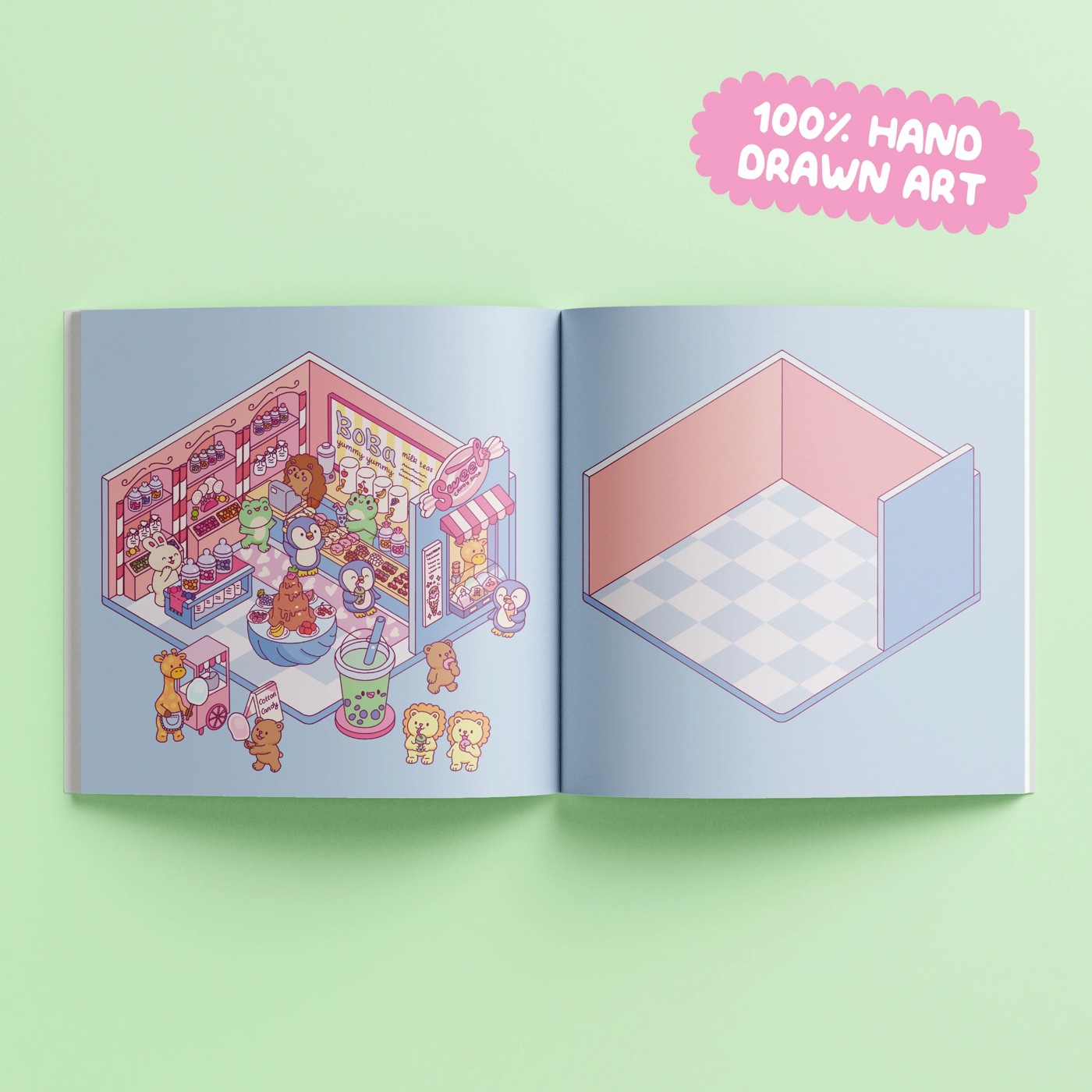 Cosy Sticker Worlds: Village Vibes - Book 5 of 6