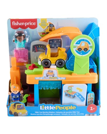 Fisher-Price Little People Fillin’ Fun Service Station Toddler Playset