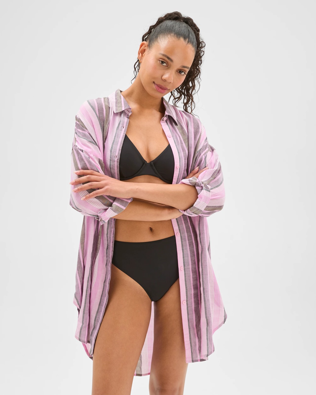 Resort Cotton Blend Swim Overshirt 3 of 6
