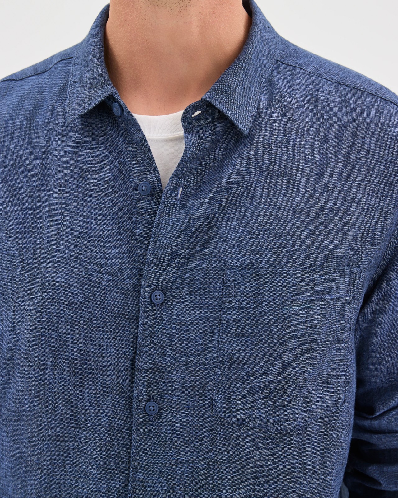 European Linen Long Sleeve Shirt 4 of 5